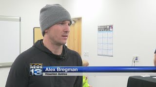 World Series Champ Alex Bregman helping APS students with Autism