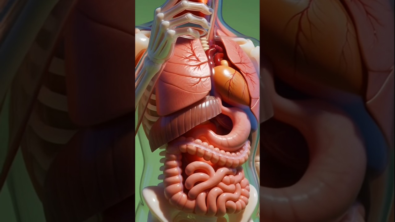 Strawberry Inside the Human Body 🍓 | 3D Medical Animation of Digestion.