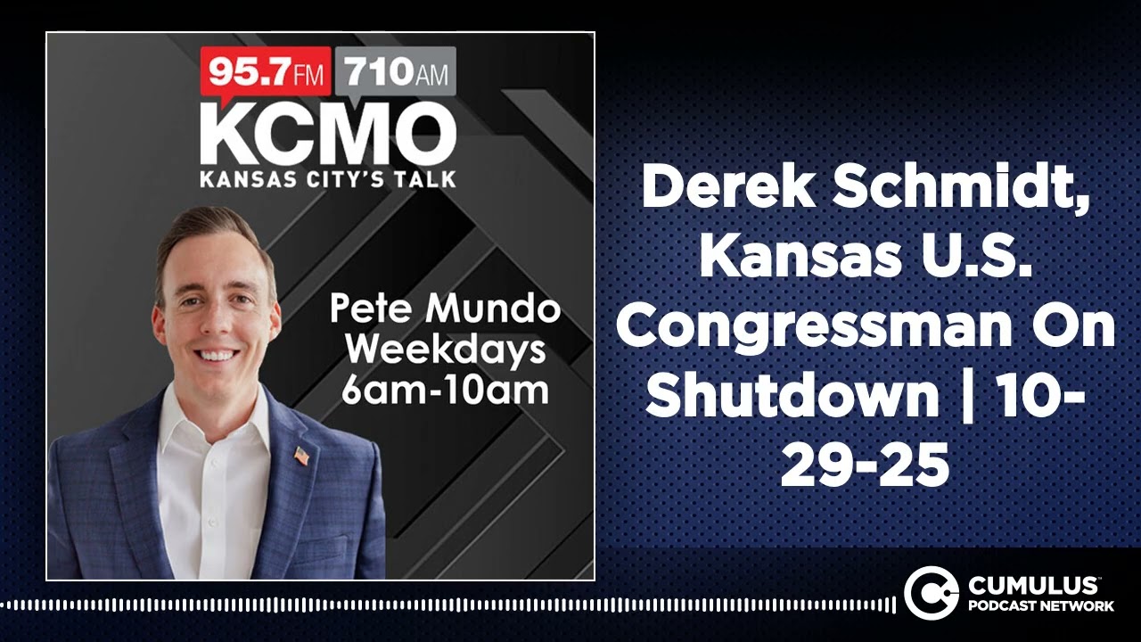 Derek Schmidt, Kansas U.S. Congressman On Shutdown | 10-29-25