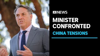 Richard Marles confronted by China&#39;s military at summit | ABC News