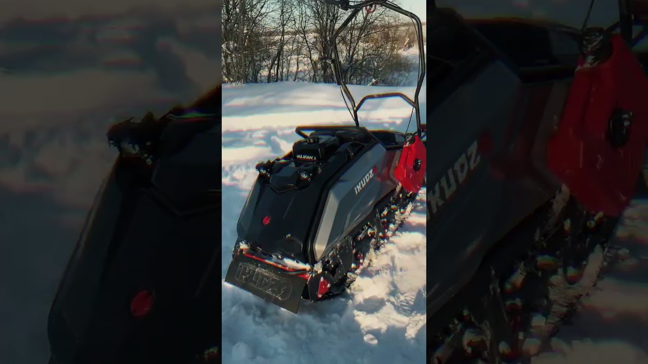 IKUDZO EGER EKR22 - мощный мотобуксировщик, который изменит ваше представление о зимних покатушках.