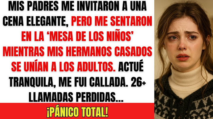 Mis padres me invitaron a una cena elegante… pero me sentaron en la mesa de los niños