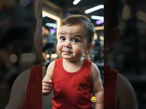 Talking Baby Goes To [fitness gym] 😂 | Funniest Viral Baby Ever”