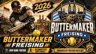Raubritter vs Woodpeckers | Buttermaker Trophy 2026 Freising | Slowpitch Softball Raw Game Footage