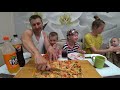 ЧЕЛЛЕНДЖ ПИЦЦА С ПЕПСИ И ФАНТОЙ | MUKBANG PIZZA WITH PEPSI AND FANTA #мукбанг