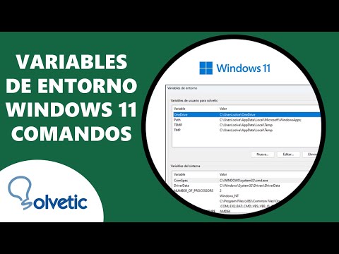 Variables de Entorno Windows 11 ✔️ Comandos