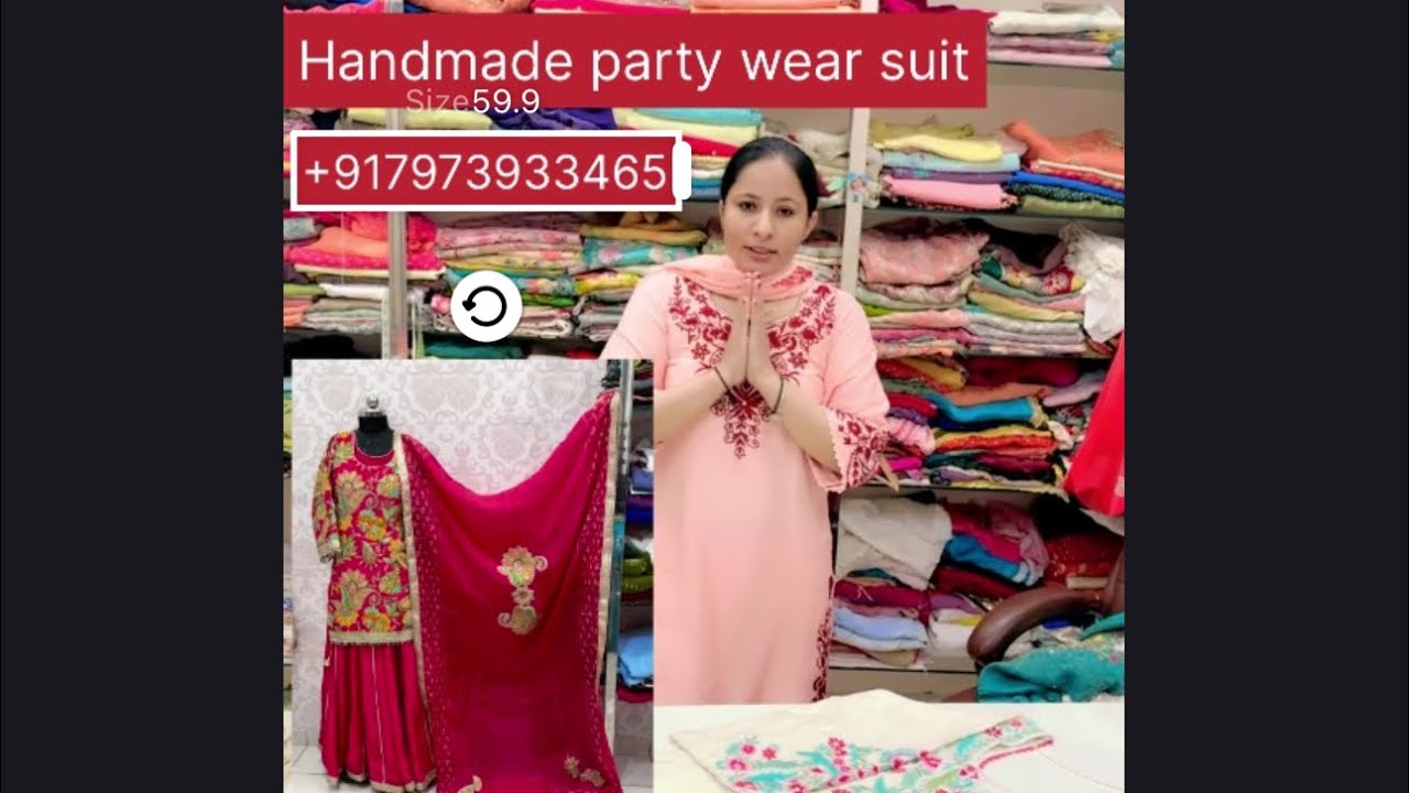 New design party wear suit#trendingsuit #newdesign #youtubviralvideo 