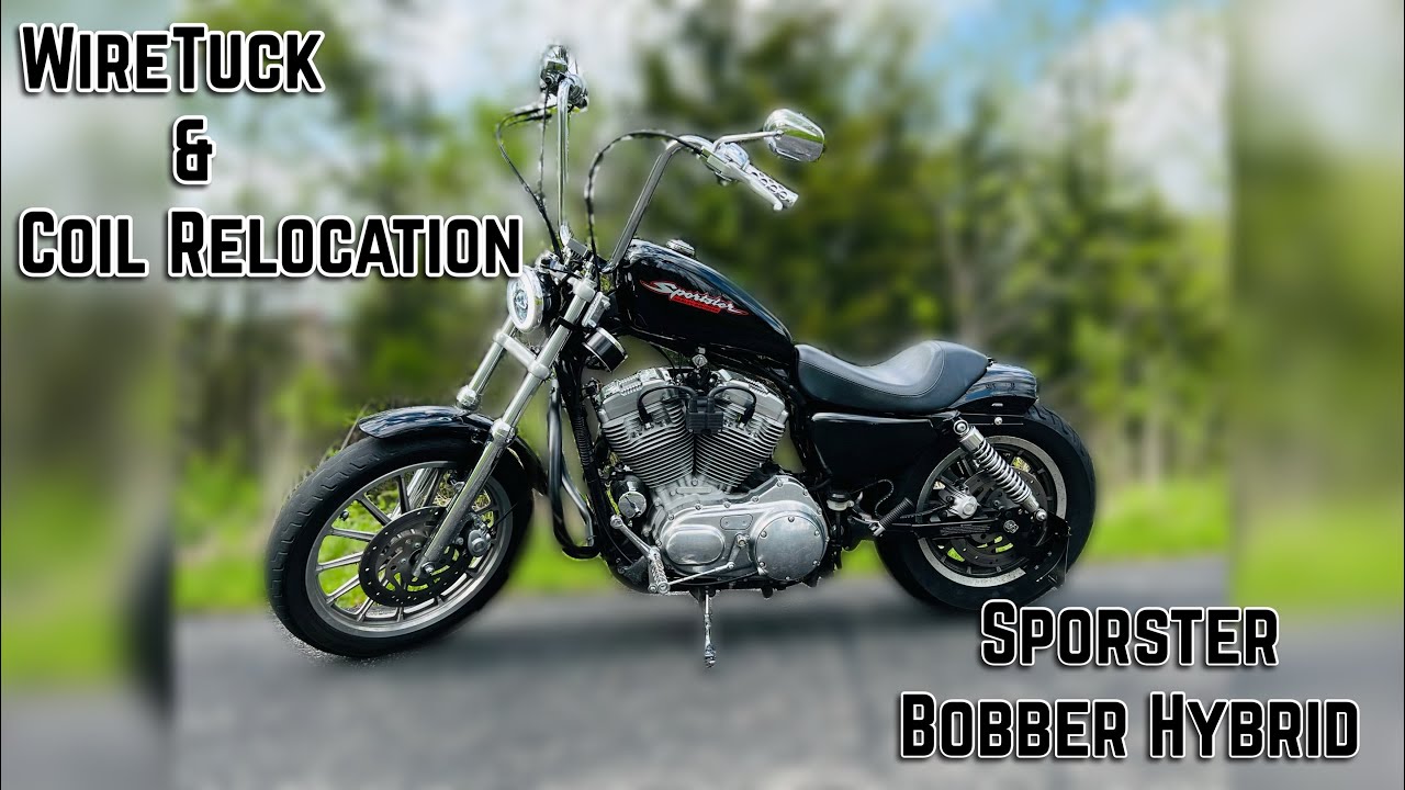 Wiretuck & Coil Relocation - JB Sporty Bracket- Harley Davidson Sportster