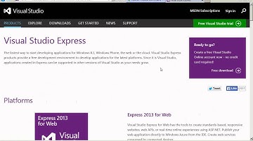 Download Visual Studio Express 2013 for C++ Computer Programming