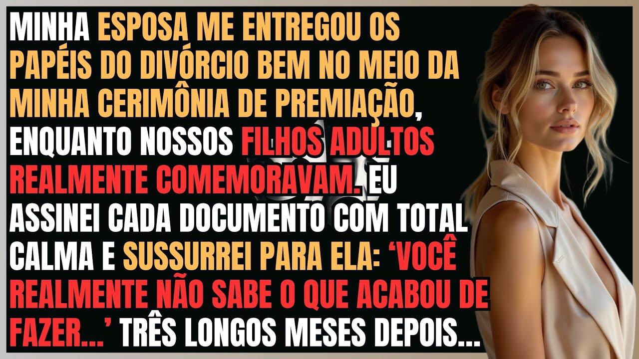 Ela Me Entregou o Divórcio no Palco, Meses Depois Descobriu Que Minha Calma Era Estratégia