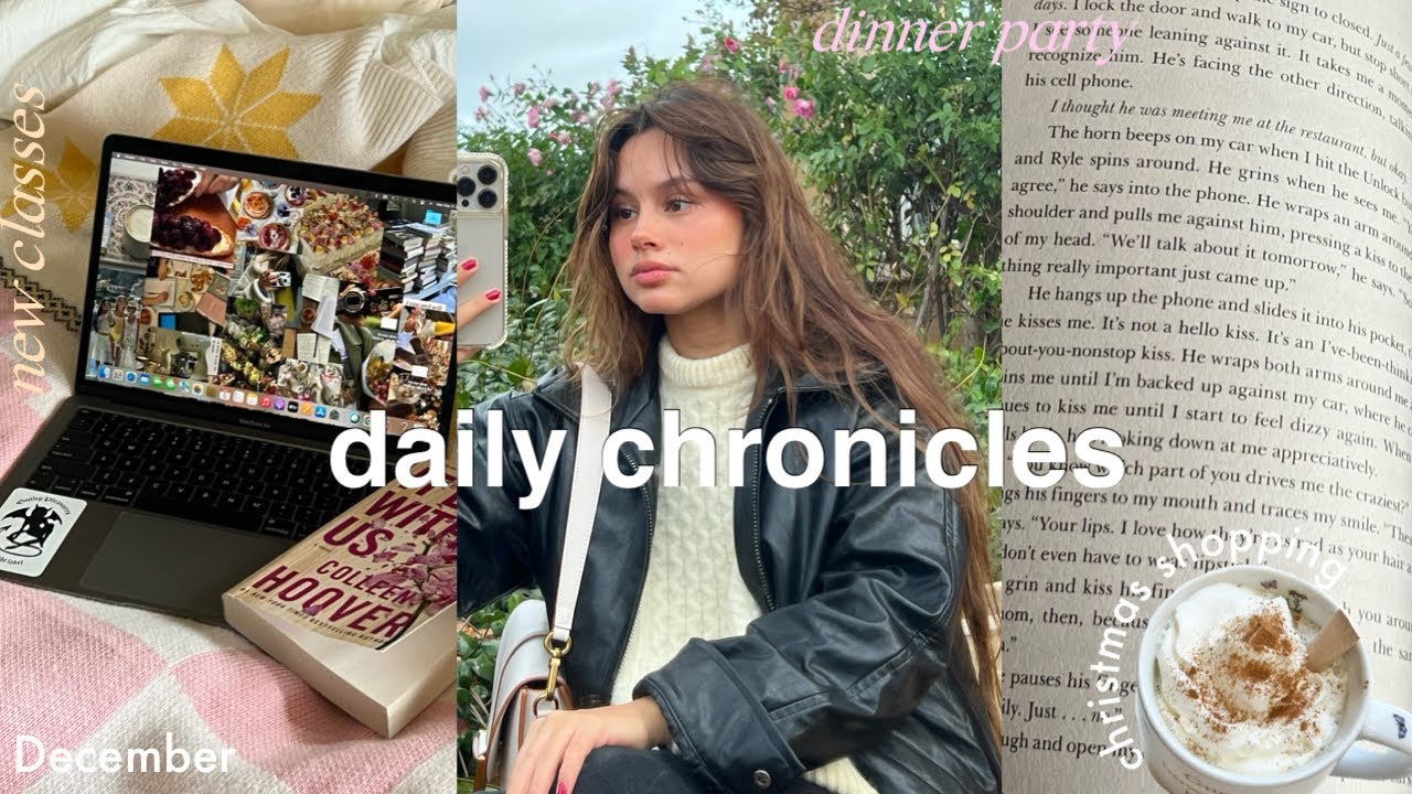 daily chronicles🍃| new classes🎧, night party🕯, shopping 🛒 - YouTube