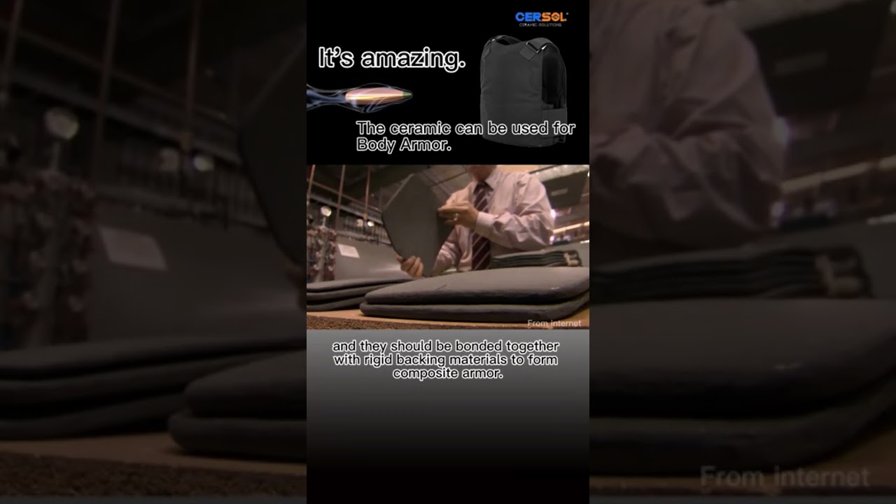 Bulletproof of ceramics