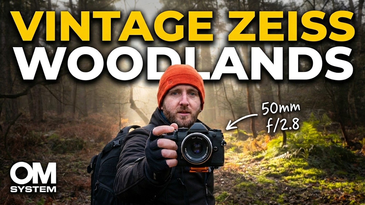 Using A Carl Zeiss Tessar 50mm f2.8 For Woodland Photography - YouTube
