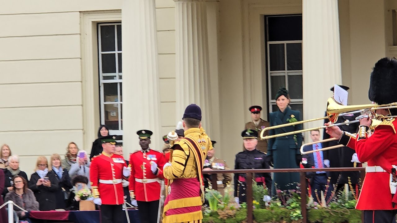 HRH The Princess of Wales attends the St Patrick's Day Parade at Wellington Barracks | 17/03/2025