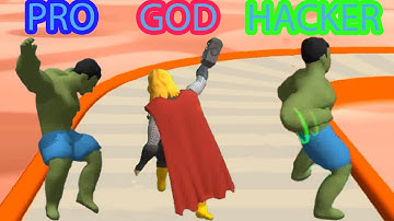 NOOB vs PRO vs GOD vs HACKER in hero run