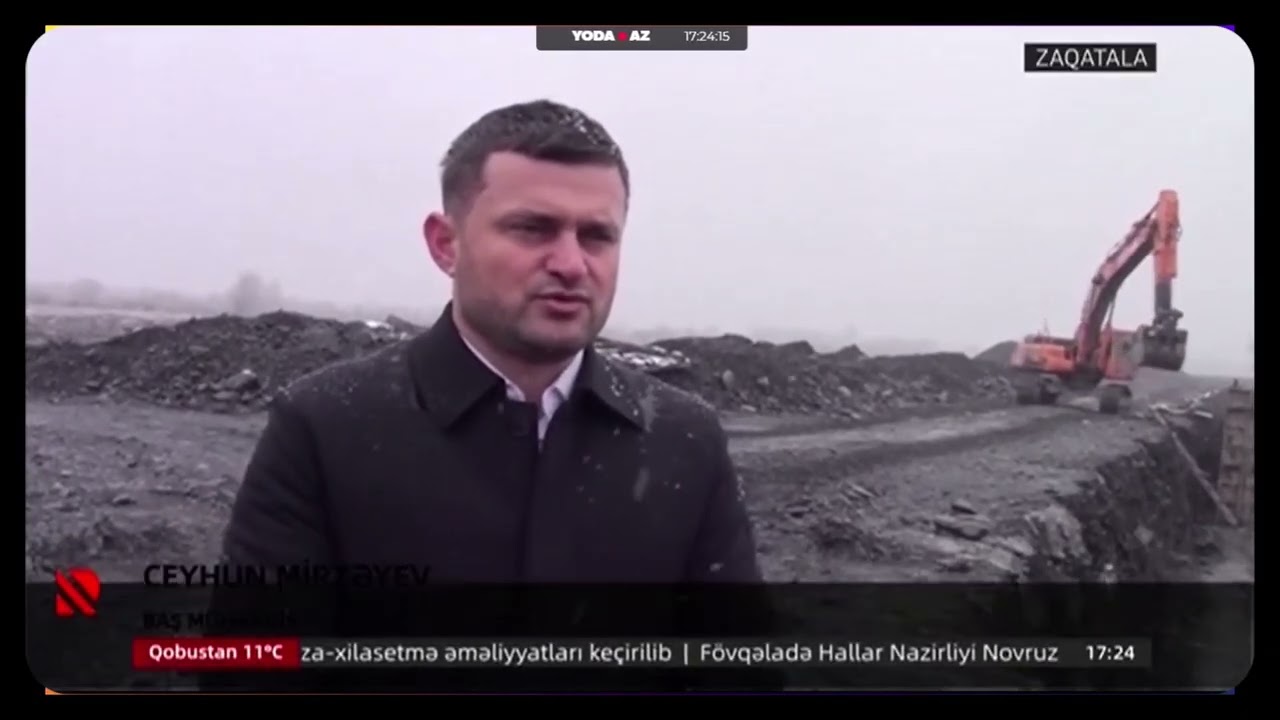 Zaqatalada çay məcralarında tənzimləmə işləri aparılır - 25.02.2026
