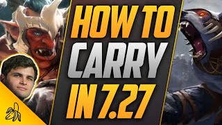 How to Effectively Carry in 7.27 | Troll + Ursa + CK Coaching | BSJ Dota 2 v7.27