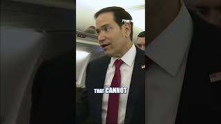 Rubio WARNS Iran the Strait of Hormuz will open 'ONE WAY OR ANOTHER'  #shorts #fox #us #iran #rubio