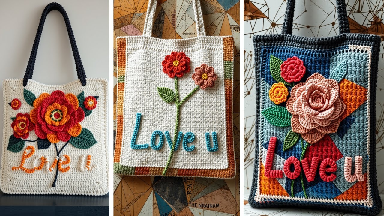 Stunning Crochet bags designs Crochet totebags designs Ideas Crochet hand bags ideas