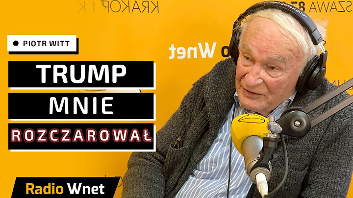 Witt: Trump mnie na razie rozczarowuje. Zamiast zakończyć jedną wojnę, rozpętała się druga
