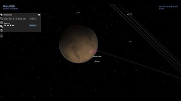 Mars 2020 Trajectory Animation Live