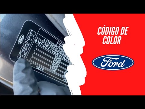 Where to find the color code of a Ford?