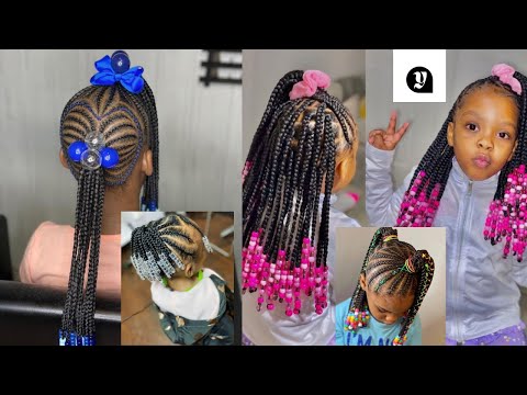 Toddler Hairstyle- Beads & Hairballies 