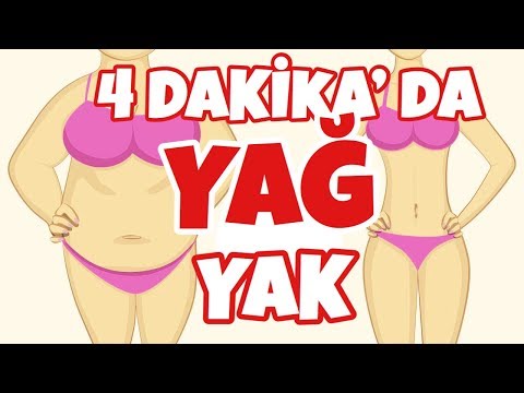 4 dakikalık Muhteşem YAĞ YAKICI -TABATA- Egzersizi