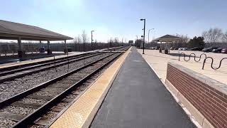 Metra SouthWest Service Train at Palos Heights, Illinois: First Section