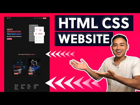 HTML CSS and Javascript Website Design Tutorial – Beginner Project Fully Responsive