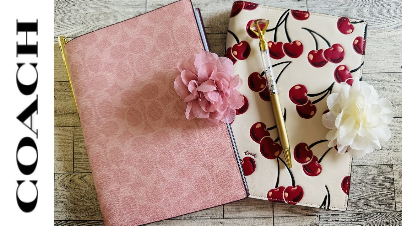 Converting My #COACH Notebook Into A Half-Letter Disc Planner | Step-By-Step