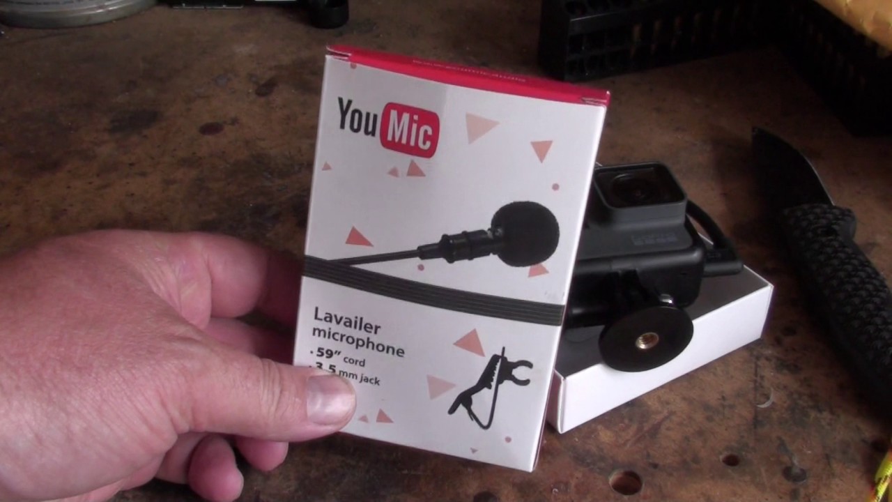 GoPro 5 External Microphone and adapter