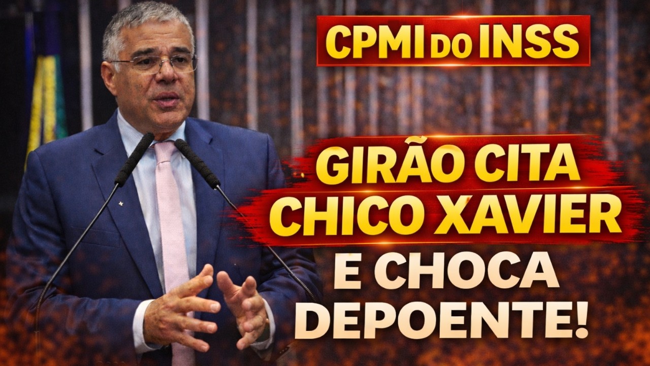 Tensão Emocional! Girão usa Frase de Chico Xavier e Choca Depoente! Saiba qual frase.