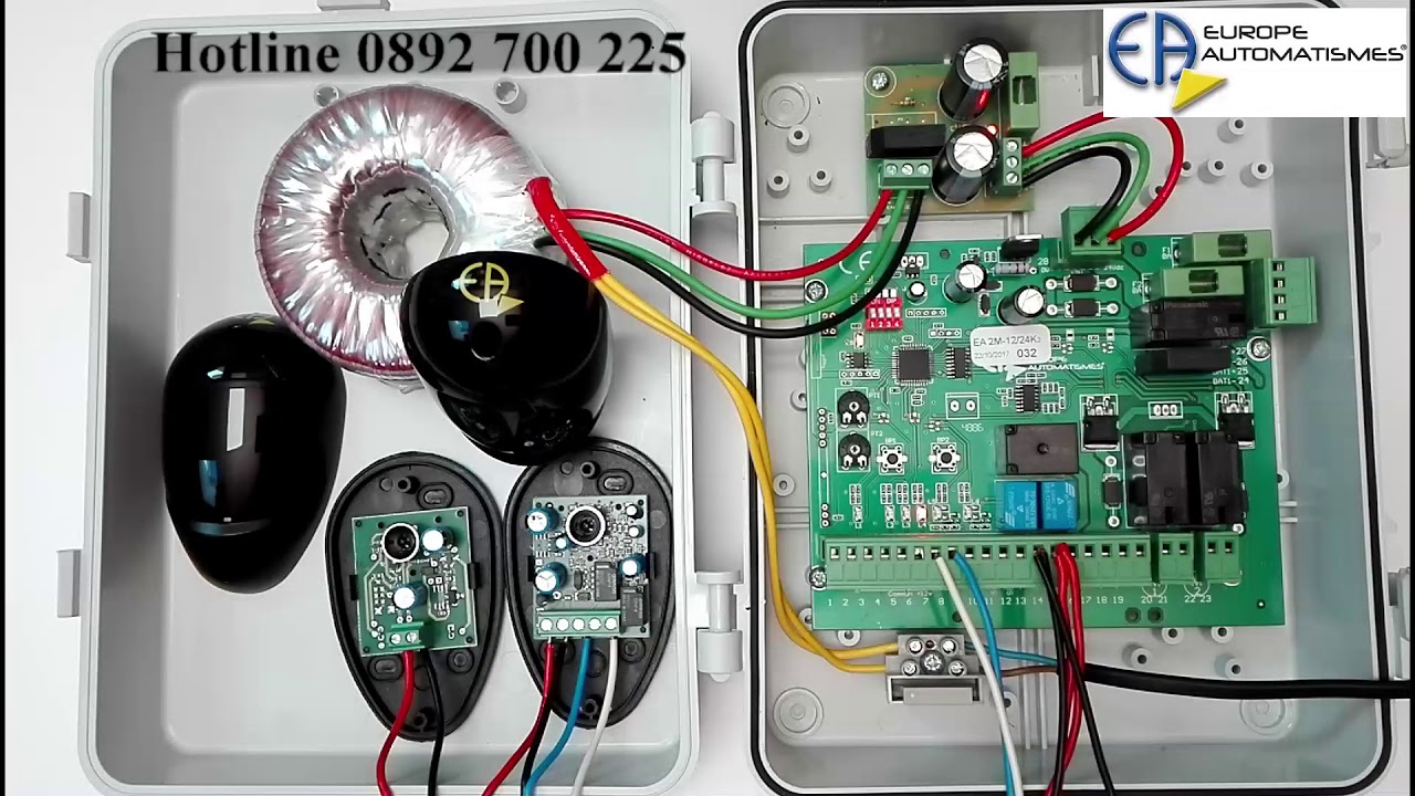 Câblage de photocellules CIREA12V sur carte électronique EA2M YouTube — free download