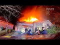 [Helmet POV] Dramatic Rescue Of 2 Trapped Inside Burning House | Katy