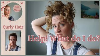 Challenges of Growing out Natural Hair Colour- Indecisiveness- UK Curly Mini Haul