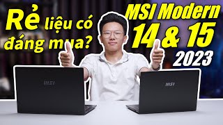 Đánh giá bộ đôi MSI Modern 14 & 15 2023 - RẺ vậy liệu có đáng MUA...? | LAPTOP AZ screenshot 2