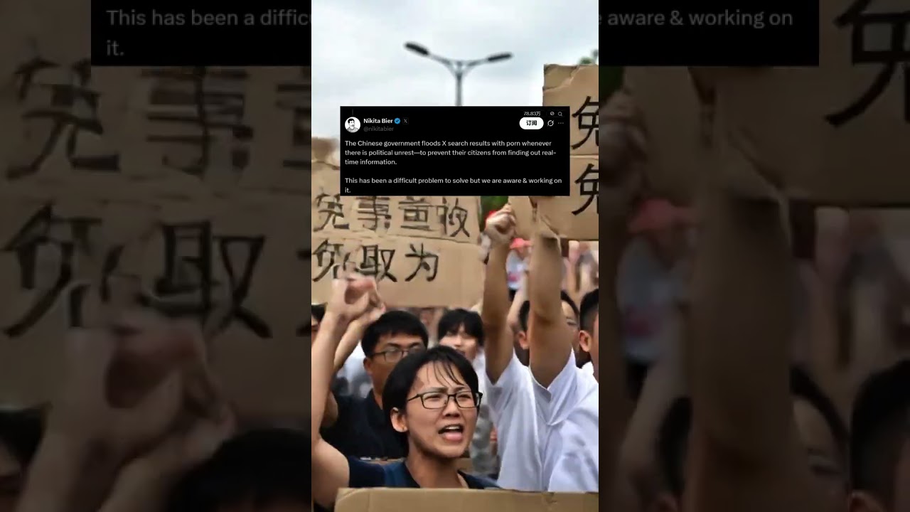 Представитель Илона Маска обвиняет Китай в завали сайт некачественными видеороликами во время гра...