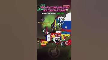 Day 4 of getting subs from every country in Europe | #geography #map #mapper #mapping #europe