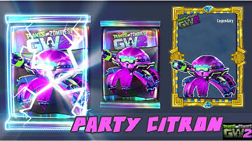 *PARTY CITRON* LEGENDARY CHARACTER - PVZ GW2