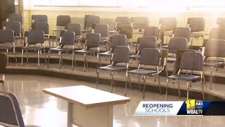 Mixed reaction to reopening plans for Baltimore County Public Schools