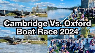 VLOG The Boat Race 2024 (Oxford University Versus Cambridge University)