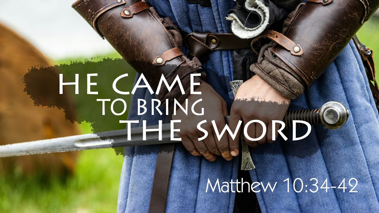 9/1/24 - He Came to Bring the Sword - Live Stream - YouTube