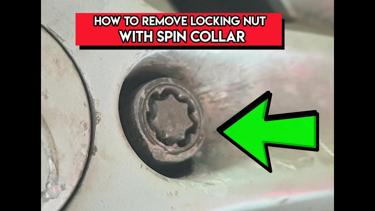How To Remove A Locking Wheel Nut With Spinning Collar