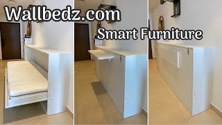 Latest Horizontal Murphy Wall Bed For Maid Rooms in Dubai | Custom Made Furniture In Dubai