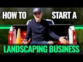 How to start a landscaping business for beginners