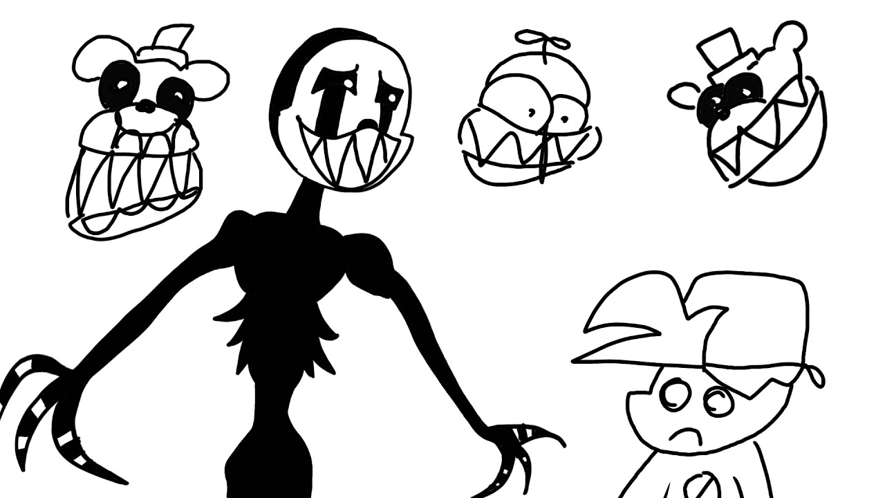 FNF Triple Trouble (TUFF MIX), но это FNaF 4, почему бы и нет :\