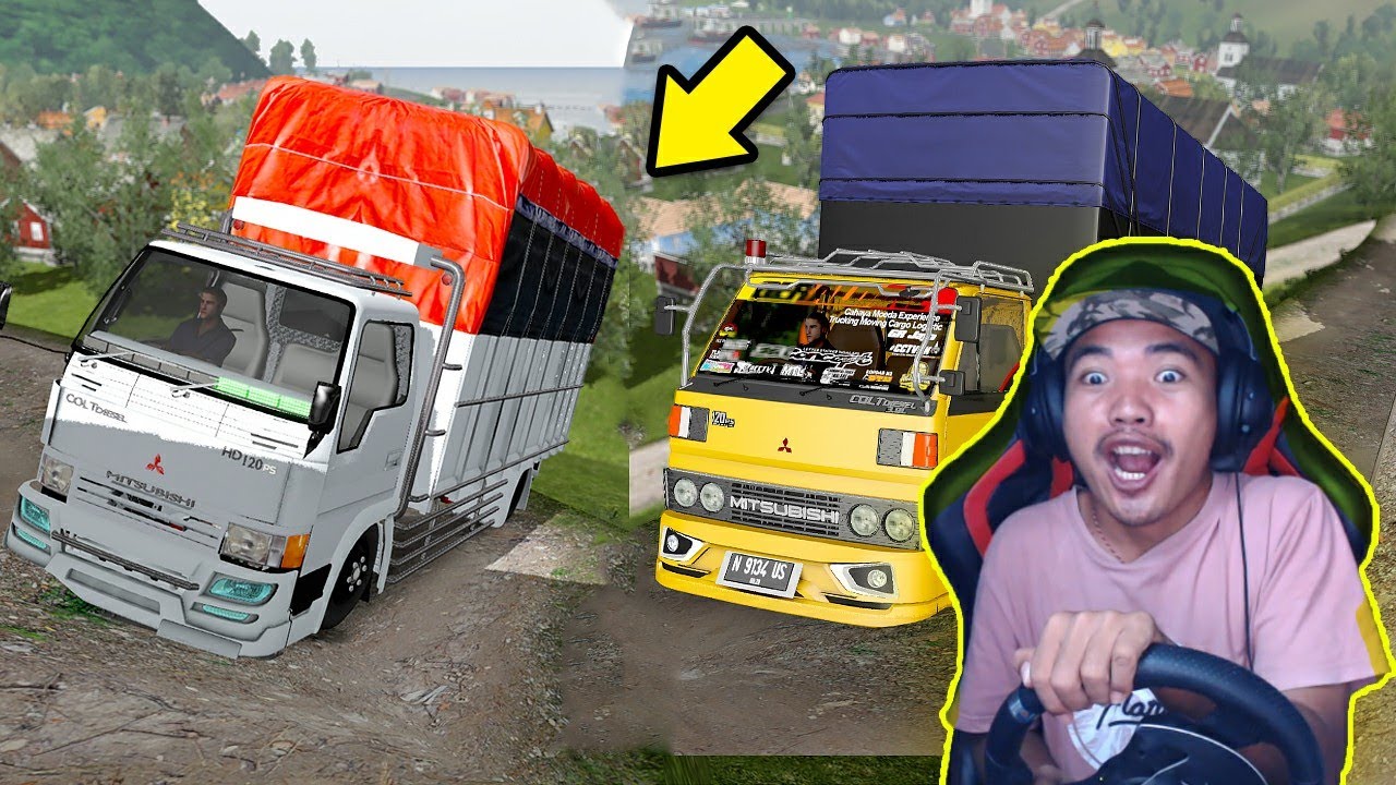 TRUK RAGASA VS TRUK UMPLUNG DI TANJAKAN SULAWESI - ETS2