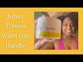 Wash and Style ft Kinky Tresses’ Wash Day Bundle💛💛