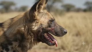 Hyenas and African Wild Dogs | Brutal Rivalry || #viral #trending #video 